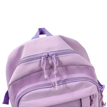 Load image into Gallery viewer, AD Travel Backpack, Multi-Pocket Waterproof College School Bag Lavender