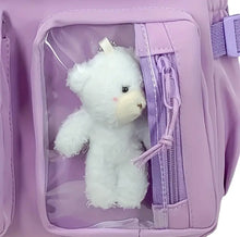 Load image into Gallery viewer, AD Travel Backpack, Multi-Pocket Waterproof College School Bag Lavender