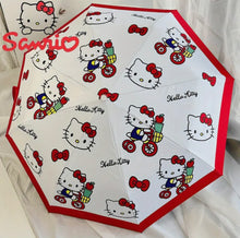 Load image into Gallery viewer, Sanrio KT Automatic Open Compact Umbrella