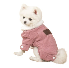 Load image into Gallery viewer, Holapet Cozy Fleece-Lined Pet Jacket for Small to Medium Dogs Size L Pink