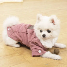 Load image into Gallery viewer, Holapet Cozy Fleece-Lined Pet Jacket for Small to Medium Dogs Size L Pink