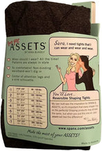 Load image into Gallery viewer, Spanx Love Your Assets Flipside Diamond Reversible Shaping Tights Size 2