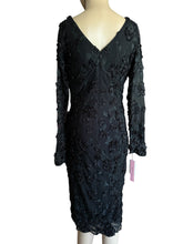 Load image into Gallery viewer, AQUA Long Sleeve Embroidered Dress - 100% Exclusive Black 4