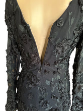 Load image into Gallery viewer, AQUA Long Sleeve Embroidered Dress - 100% Exclusive Black 4