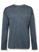 Load image into Gallery viewer, Nike Training - Yoga Logo-Embroidered Textured Dri-FIT Top - Blue L