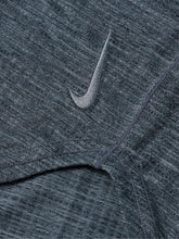 Load image into Gallery viewer, Nike Training - Yoga Logo-Embroidered Textured Dri-FIT Top - Blue L