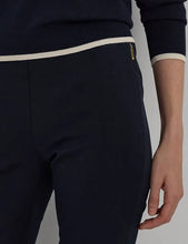 Load image into Gallery viewer, Lauren Ralph Lauren Womens Knit Skinny Dress Pants Lauren Navy 4