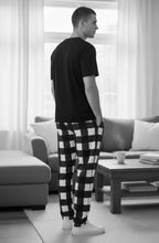 Load image into Gallery viewer, Brooklyn Cloth paid pajama pants Black & White M