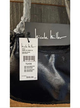 Load image into Gallery viewer, Nicole Miller Black Sequin Shoulder Bag Purse Formal Dressy Date