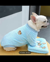Load image into Gallery viewer, Andrea’s Deals Bear Fleece Sweater Blue Small