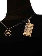 Load image into Gallery viewer, R H Macy & Co Diamond Triple Circle 18" Pendant Necklace (1/10 ct. t.w.)