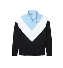 Load image into Gallery viewer, Fila Women's Ekanta 1/4 Zip: Black, Pale Blue, White XXL