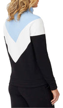 Load image into Gallery viewer, Fila Women's Ekanta 1/4 Zip: Black, Pale Blue, White L