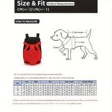 Load image into Gallery viewer, Andrea’s Deals Small Dog Hiking Backpack S Red