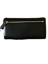 Load image into Gallery viewer, Lauren Ralph Lauren Quilted Nappa Leather Slim Wallet in Gift Box Black