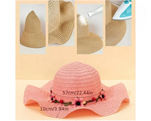 Load image into Gallery viewer, Andrea's Deals Breathable Pink Sun Hat with Ruffles Brim