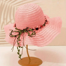 Load image into Gallery viewer, Andrea's Deals Breathable Pink Sun Hat with Ruffles Brim