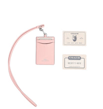Load image into Gallery viewer, Coach Id Lanyard In Signature Canvas Khaki/Saddle 2