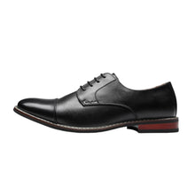 Load image into Gallery viewer, Bruno Marc Men's Classic Cap-Toe Formal Oxford Shoes 10 Black