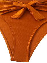 Load image into Gallery viewer, AD European and American Split Bikini w/Stones Swimwear Rust S