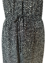 Load image into Gallery viewer, Women's Universal Thread Maxi Dress Cream Black Print Spaghetti Strap SIZE M