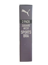 Load image into Gallery viewer, Women’s PUMA 2PK Seamless Sport Bra Size XL 360 Stretch Drycell
