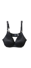 Load image into Gallery viewer, Lauren Ralph Lauren Comfort Collection Logo Full Coverage T-Shirt Bra Bk 34D