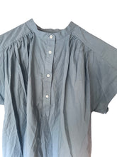 Load image into Gallery viewer, Universal Thread Women's Popover Short Sleeve Blouse, Small - Blue