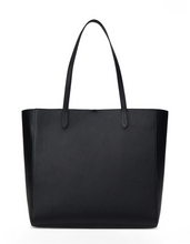 Load image into Gallery viewer, Lauren Ralph Lauren Pebbled Leather Extra-Large Cameryn Tote Bag Black