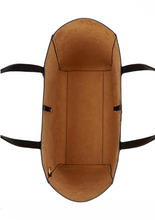 Load image into Gallery viewer, Lauren Ralph Lauren Pebbled Leather Extra-Large Cameryn Tote Bag Black