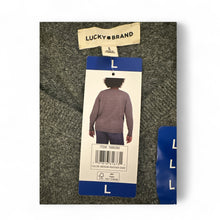 Load image into Gallery viewer, Lucky Brand Women's V-Neck Sweater Medium Heather Grey L