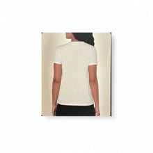 Load image into Gallery viewer, Banana Republic Women's Ribbed Crewneck T-Shirt, 3-pack Grey, White, Bk L