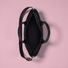 Load image into Gallery viewer, Lauren Ralph Lauren Quilted Extra Large Stevie Zip Tote Bag Black/Black