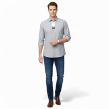 Load image into Gallery viewer, Calvin Klein Men's Tech Active Stretch Dress Shirt, Blue Plaid, XL(17-17.5-32/33