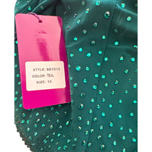 Load image into Gallery viewer, Abby Paris Teal Bridal/Bridesmaids Gown STYLE #981010 Size 12