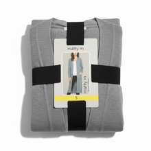 Load image into Gallery viewer, Matty M Duster Open Front Knit Cardigan Long Sweater Heather Denim S