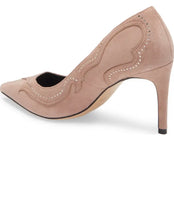 Load image into Gallery viewer, AllSaints Blush Zehra Studded Pump. Size 9. Black