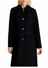 Load image into Gallery viewer, Michael Kors Wool Blend Peacoat Black Medium