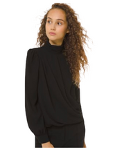 Load image into Gallery viewer, Michael Kors Crepe Drape Blouse. Size 0