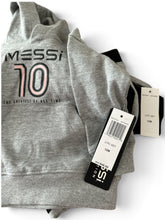 Load image into Gallery viewer, NWT Boys Lionel Messi 2-Piece Fleece Hoodie &amp; Jogger Set Heather Grey(12 Months)
