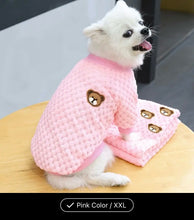 Load image into Gallery viewer, Andrea&#39;s Deals Warm Fleece Pet Sweater With Bear Pattern For Small And Med Dogs Pink XXL
