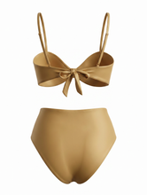 Load image into Gallery viewer, NWT Andrea’s Deals Eye opening Women's Earthy Yell Bikini Set. Size S
