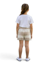 Load image into Gallery viewer, NWT Cat &amp; Jack Girls Dark Beige Tie Dye Above the Knee Knit Shorts. Size 8
