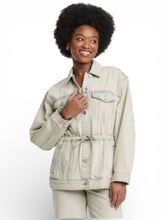 Load image into Gallery viewer, NWT Women's Denim Cinched Jacket - Universal Thread Vintage Wash XS
