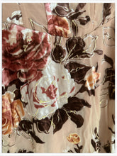 Load image into Gallery viewer, NWOT Lulus Composed Beauty Blush Pink Burnout Velvet Floral Midi Dress M

