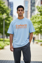 Load image into Gallery viewer, NWT Carhartt Relaxed Fit Graphic Tee TK5754-M Light Blue XL
