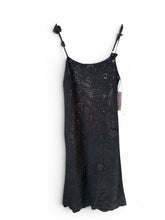 Load image into Gallery viewer, NWT Wild Fable Women's Rosette Mini Sweater Dress in Floral Black M
