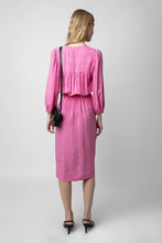 Load image into Gallery viewer, NWT Zadig &amp; Voltaire Renew Jac Leo Silk Dress Tulipe XS
