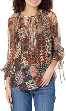 Load image into Gallery viewer, NWT Joie Womens Women's Cecarina Top in Pinecone Multi M
