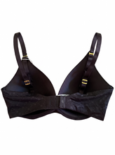 Load image into Gallery viewer, NWT Lauren Ralph Lauren Comfort Collction Logo Full Coverage T-Shirt Bra Bk 34DD
